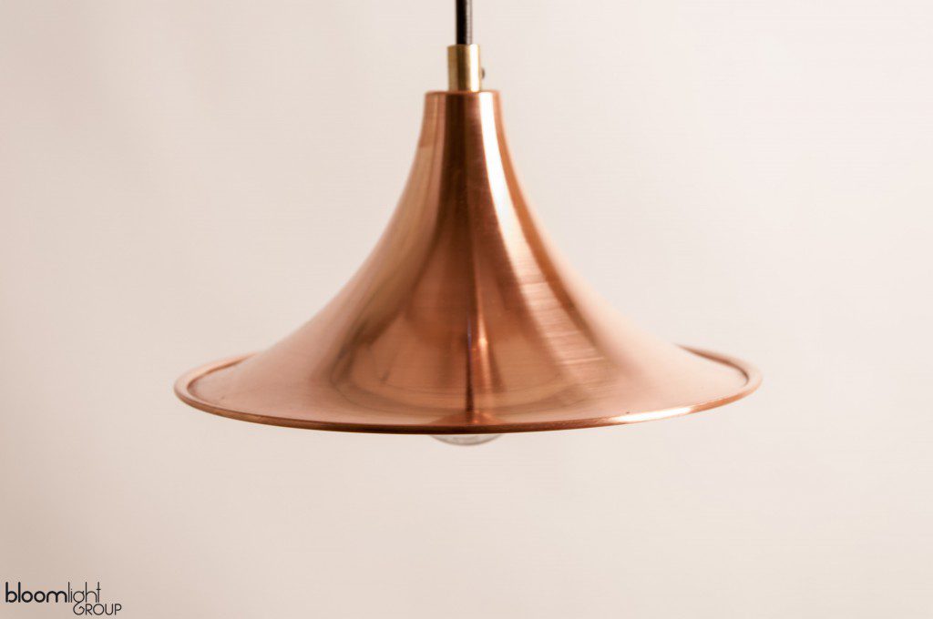 lampa miedziana do browaru